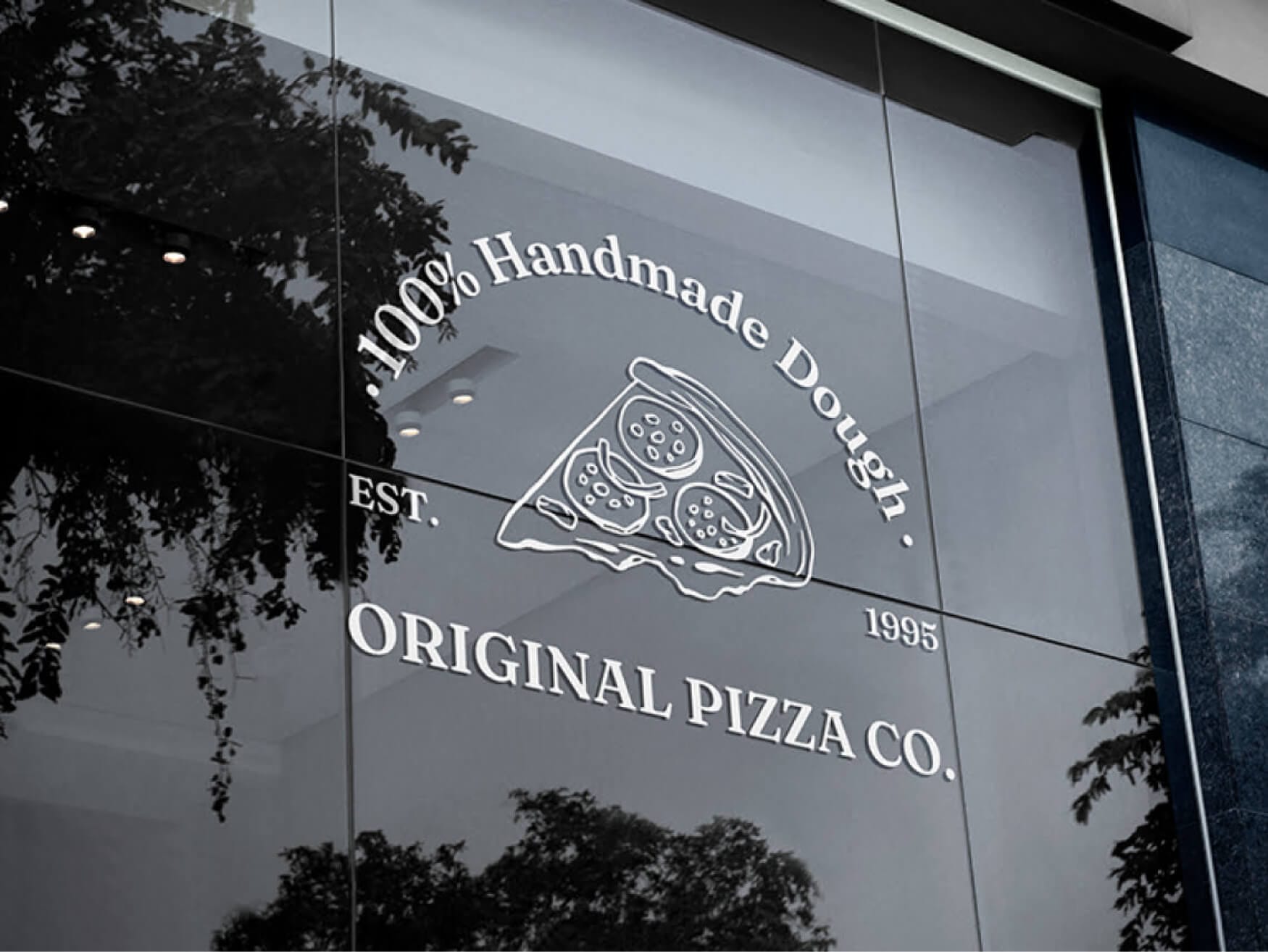 local pizza shop business branding logo
