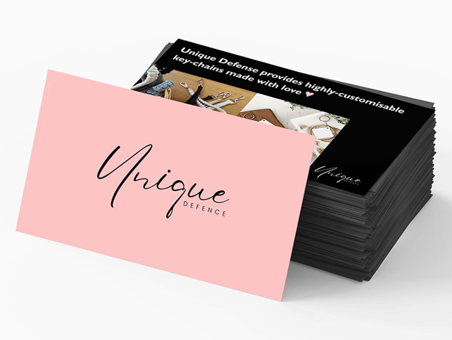 Unique defence business card business branding example